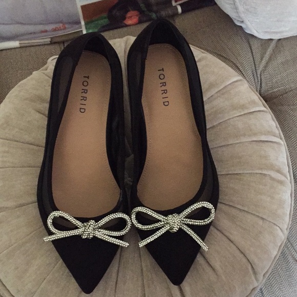 torrid Shoes - Torrid black shoes wedges size 8 W